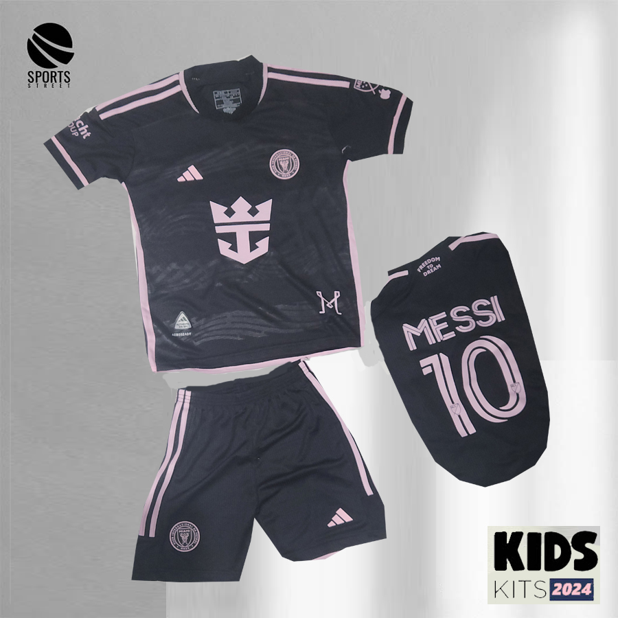 Inter Miami Away Messi Kids Set  24/25